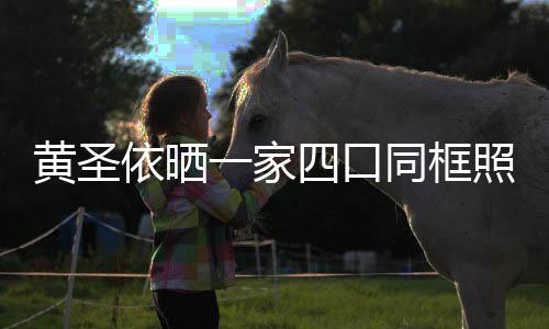黄圣小儿爱同框光呆萌可照 子罕依晒一家见曝四口